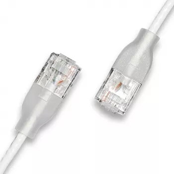 Kabel sieciowy Wantec 7408 RJ45 Cat6a 5m Biały