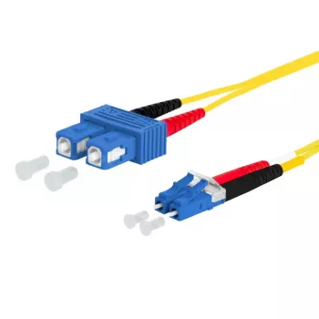 Kabel światłowodowy METZ CONNECT 151P1EOJO15E SC LC I-V(ZN) H 1,5 m Żółty