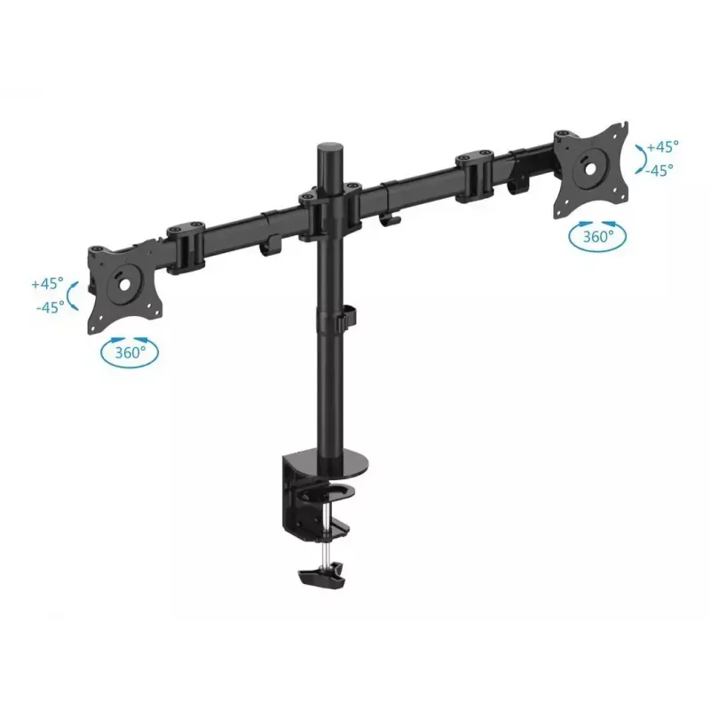 PureMounts PM-OFFICE-02 uchwyt do monitora / podstawa 68,6 cm (27 cali) biurkowa czarna