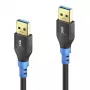 Kabel USB PureLink FI-U310-003 USB 3.2 Gen 1 0.3 m USB A czarny niebieski