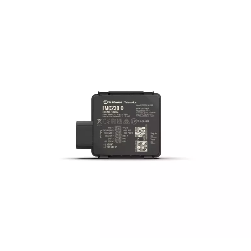 Lokalizator GPS Teltonika FMC230 Wodoodporny LTE CAT 1 Czarny