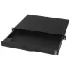 Klawiatura AIXCASE AIX-19K1UKDETB-B USB PS/2 QWERTZ niemiecka czarna