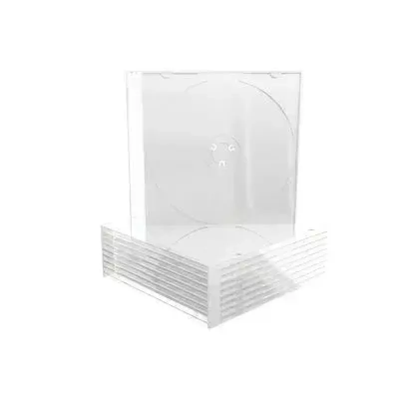 Cienkie pudełko CD MediaRange BOX32-T na 1 płytę, tacka przezroczysta 5,2 mm