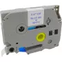 Kaseta z taśmą plastikową MediaRange Brother TZ-233 12mm 8m niebieska na białym