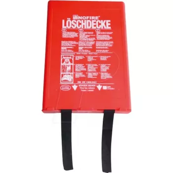Koc gaśniczy no fire NO 120x180 w skrzynce ściennej — koc gaśniczy 120×180 cm