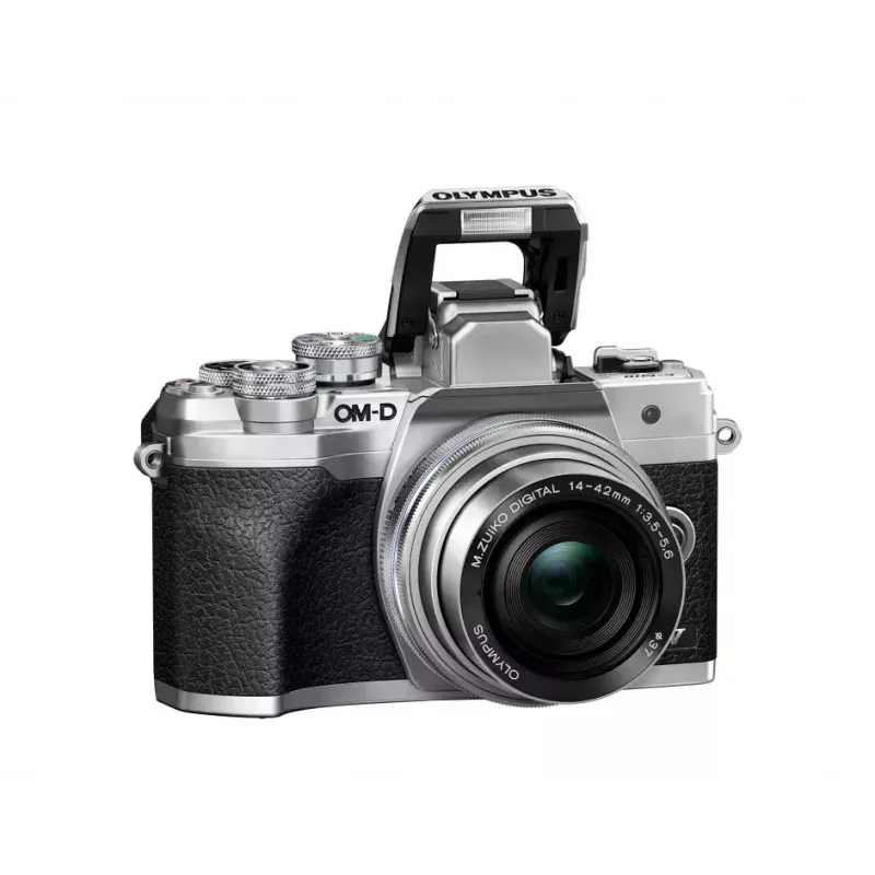 Aparat Olympus OM-D E-M10 Mark IV MILC 20.3 MP 4/3 cala srebrny