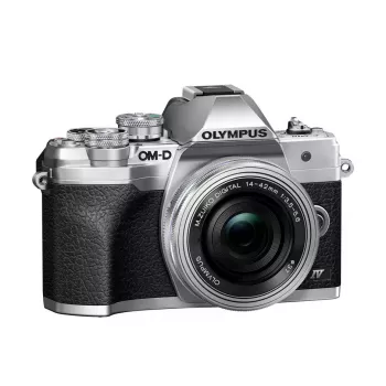 Aparat Olympus OM-D E-M10 Mark IV MILC 20.3 MP 4/3 cala srebrny