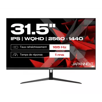 JAPANNEXT JN-IPS315WQHD165F monitor komputerowy 80 cm (31,5 cala) 2560 x 1440 pikseli Wide Quad HD LCD Czarny