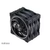 Zestaw wentylatorów osiowych do obudowy Akasa SOHO AR LED 12 cm RGB, 3 sztuki