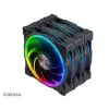 Zestaw wentylatorów osiowych do obudowy Akasa SOHO AR LED 12 cm RGB, 3 sztuki