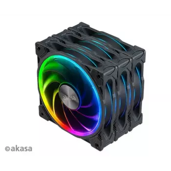 Zestaw wentylatorów osiowych do obudowy Akasa SOHO AR LED 12 cm RGB, 3 sztuki