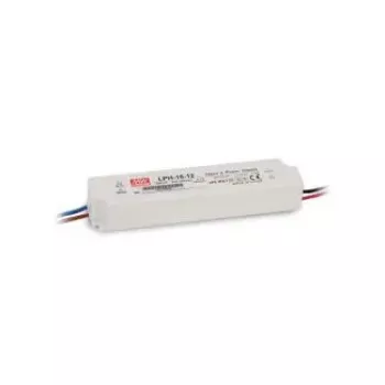 Akcesorium oświetleniowe MEAN WELL LPH-18-12 Synergy21 — 12V, AC 180–264V, 47–63Hz, 175 g, 30×22 mm, białe
