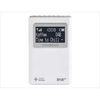 Przenośne radio Sangean DPR-39 DAB+ FM LCD Białe