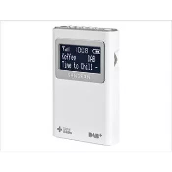 Przenośne radio Sangean DPR-39 DAB+ FM LCD Białe