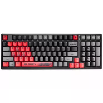 Mysz gamingowa A4Tech Bloody S98 USB z przełącznikami czerwony Plus, przewodowa optyczna