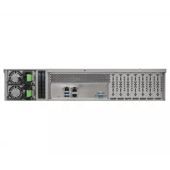Serwer barebone ASRock 2U12L2S-SIENA (2U) — AMD SoC, Socket SP6, 12×3,5 cala + 2×2,5 cala wnęki, zasilacz 800W, DDR5 do 96 GB