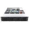 Serwer barebone ASRock 2U12L2S-SIENA (2U) — AMD SoC, Socket SP6, 12×3,5 cala + 2×2,5 cala wnęki, zasilacz 800W, DDR5 do 96 GB