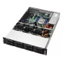 Serwer barebone ASRock 2U12L2S-SIENA (2U) — AMD SoC, Socket SP6, 12×3,5 cala + 2×2,5 cala wnęki, zasilacz 800W, DDR5 do 96 GB