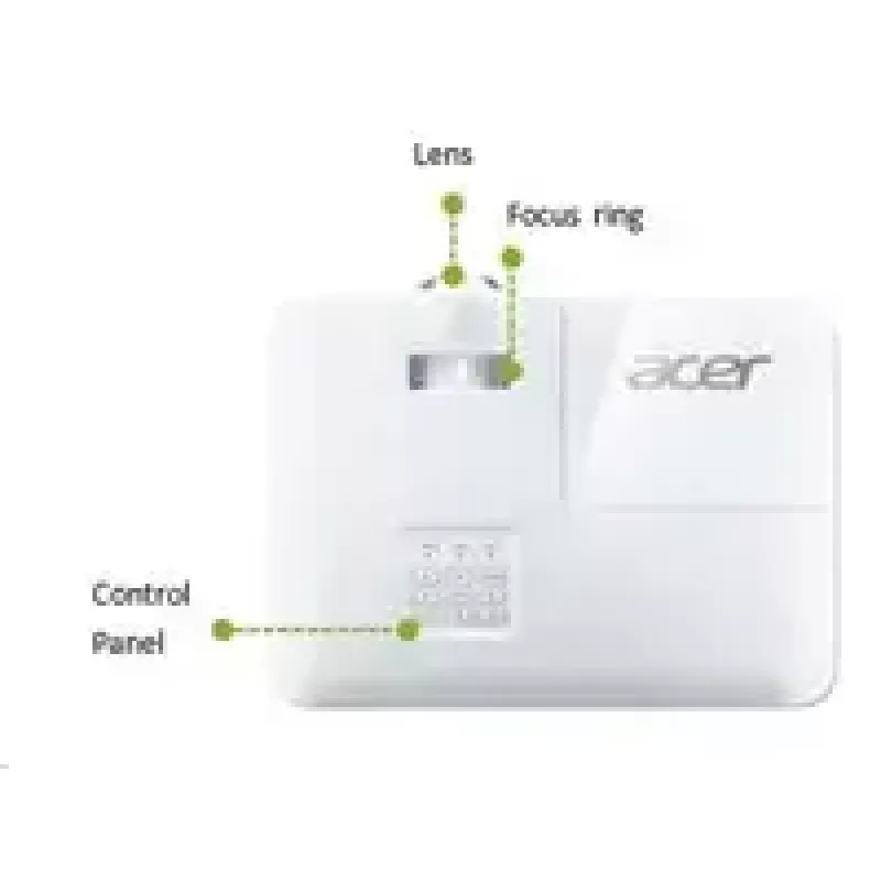 Projektor krótkoogniskowy Acer S1387n, WXGA 1280x800, 4000 ANSI, 20 000:1, HDMI/VGA/RJ45, głośnik 16 W, 3,1 kg