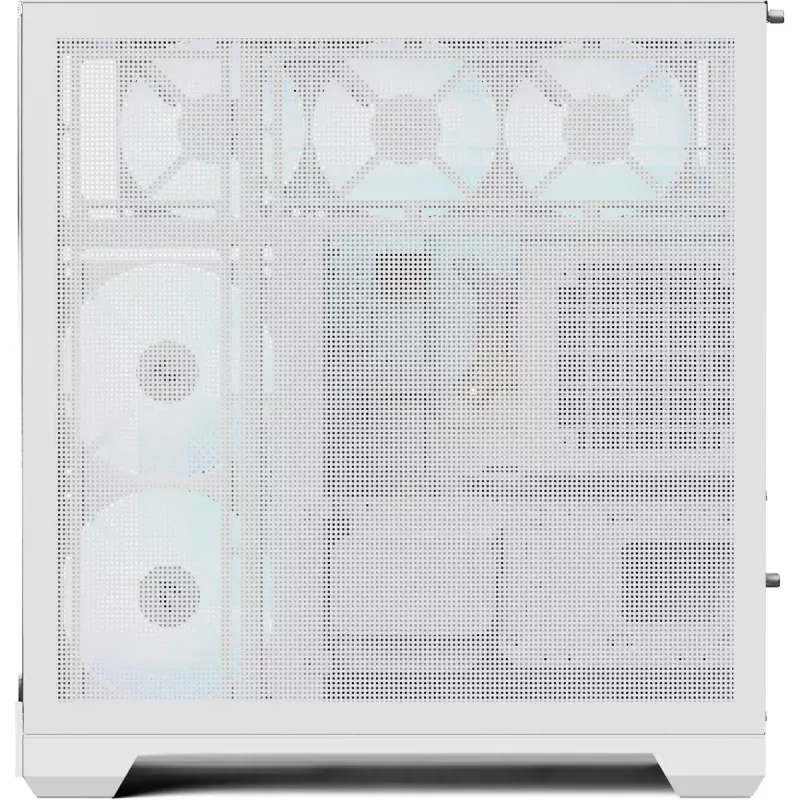 Obudowa typu tower do komputerów PC APNX V2-F-WT-v1, biała, z trzema panelami z hartowanego szkła