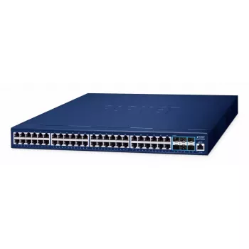Zarządzalny przełącznik Ethernet PLANET GS-6311-48T6X, 48 portów 10/100/1000T, 6 portów 10G SFP+