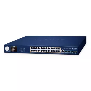 Przełącznik zarządzalny PLANET Layer 3 24-portowy 10/100/1000T PoE