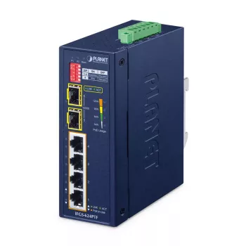Niezarządzalny przełącznik PLANET IFGS-624PTF 4 porty Fast Ethernet PoE