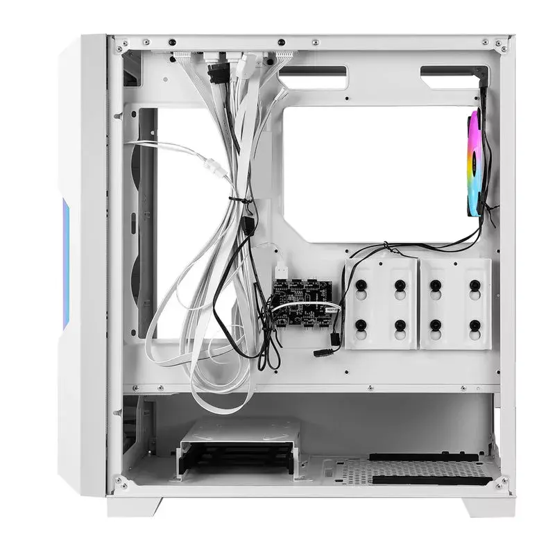 Obudowa PC Azza Guardian Glass Midi Tower Biała