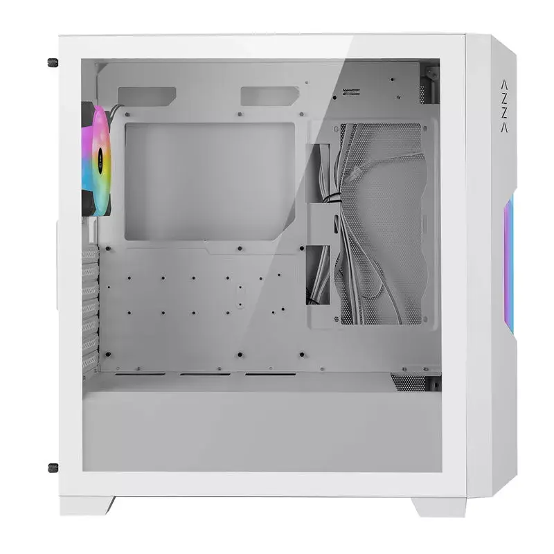 Obudowa PC Azza Guardian Glass Midi Tower Biała