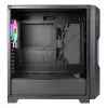 Obudowa PC AZZA Guardian Glass Midi Tower — Czarna, ATX/Micro‑ATX/ITX/EATX, obsługa 3.5 cala×2 / 2.5 cala×4, wentylatory przednie 120/140 mm