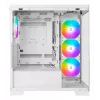 PC Midi Tower AZZA Cove (CSAZ-570W) — Czarny, ATX/Micro-ITX/ITX, 3x120mm wentylatory boczne, 1x120mm wentylator tylny, obsługa dysków 2,5 cala i 3,5 cala