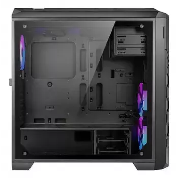 Obudowa PC AZZA STORM ARGB Full Tower — Czarna, obsługa ATX/Micro-ATX/EATX, 2x 3.5 cala + 6x 2.5 cala zatok, fabrycznie zainstalowane wentylatory ARGB