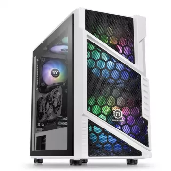 Obudowa PC Thermaltake Commander C31 TG Snow ARGB Edition Midi Tower biała, czarna