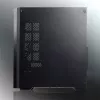 Obudowa PC Midi Tower RAIJINTEK Ponos MS — Czarna, obsługuje wentylatory przednie 120/140 mm, 1x 120 mm tył, HDD 3.5 cala, SSD 2.5 cala, 210×442×485 mm