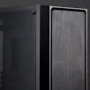 Obudowa PC Midi Tower RAIJINTEK Ponos MS — Czarna, obsługuje wentylatory przednie 120/140 mm, 1x 120 mm tył, HDD 3.5 cala, SSD 2.5 cala, 210×442×485 mm