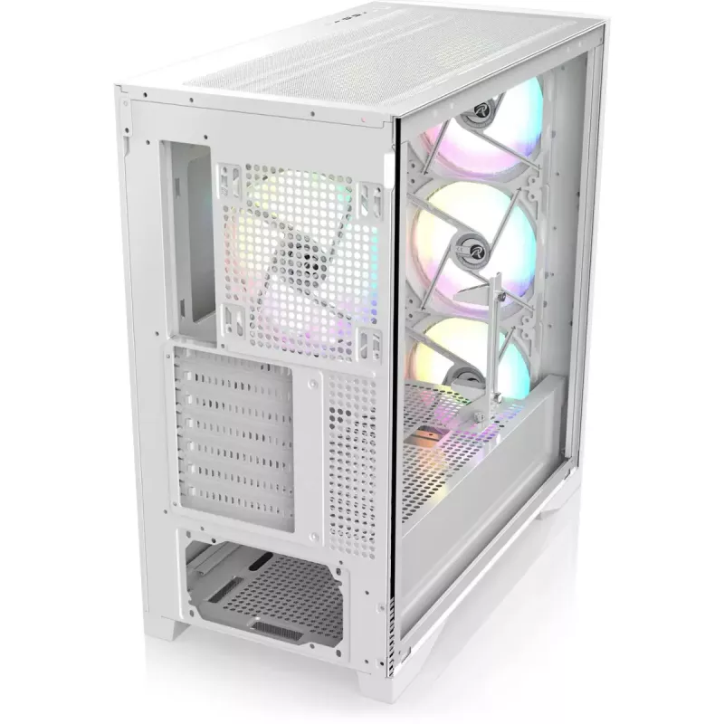 Obudowa typu Tower RAIJINTEK AGOS MAX-MS4 biała z hartowanym szkłem