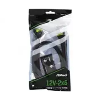 Kabel zasilający GPU ASRock CB-12V2X6L600W 12+4 pinów, długość 700 mm