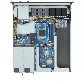 Serwer rack 1U GIGABYTE E133-C10-AAG1 — Socket AM5, obsługa AMD EPYC 4004, 4x DDR5 DIMM, zasilacz 800W 80 PLUS Titanium