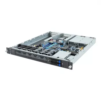 Serwer rack 1U GIGABYTE E133-C10-AAG1 — Socket AM5, obsługa AMD EPYC 4004, 4x DDR5 DIMM, zasilacz 800W 80 PLUS Titanium