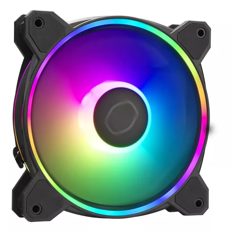 Wentylator Cooler Master MasterFan MF120 Halo² 12 cm Czarny 3 szt.