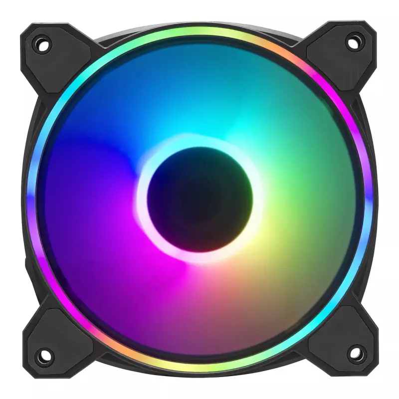 Wentylator Cooler Master MasterFan MF120 Halo² 12 cm Czarny 3 szt.