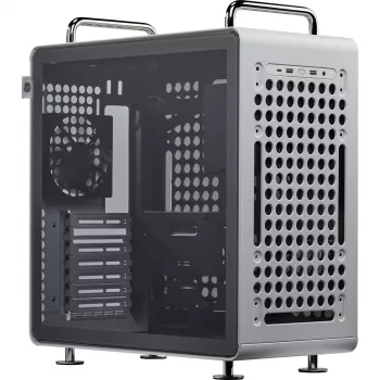 Obudowa komputerowa Cooler Master QUBE 540 Moonstone — średnia wieża z panelem bocznym ze szkła hartowanego (szary)