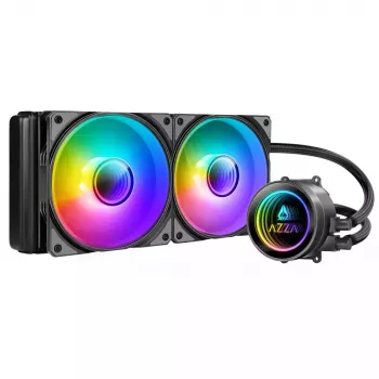 Zestaw chłodzenia cieczą Azza LCAZ-240C-ARGB 12 cm Czarny