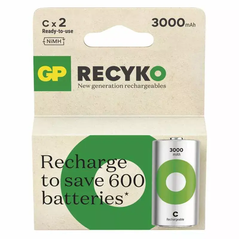 Akumulator GP baterie Recyko 3000 C NiMH 3000 mAh 1,2 V