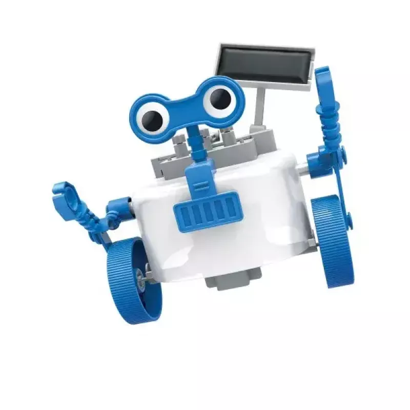 Edukacyjny zestaw robota-łazika HCM 4M zielony Science – model 68634, ekologiczny zestaw DIY STEM