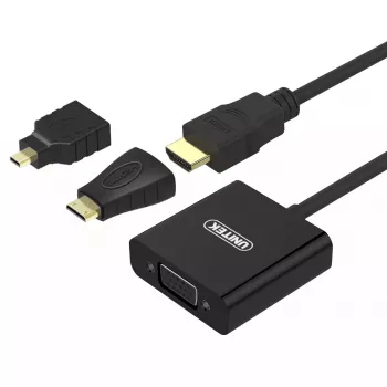 Adapter kabla wideo UNITEK Y-6355 VGA na HDMI