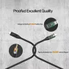 Kabel USB C USB4 Gen 2x2 Unitek C14100BK-0.8M — 0,8 m, USB-C na USB-C, 40 Gbit/s, czarny