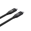 Kabel USB C USB4 Gen 2x2 Unitek C14100BK-0.8M — 0,8 m, USB-C na USB-C, 40 Gbit/s, czarny