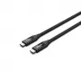 Kabel USB C USB4 Gen 2x2 Unitek C14100BK-0.8M — 0,8 m, USB-C na USB-C, 40 Gbit/s, czarny