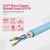 Kabel sieciowy UNITEK C18122BL RJ45 Cat7 305 m niebieski